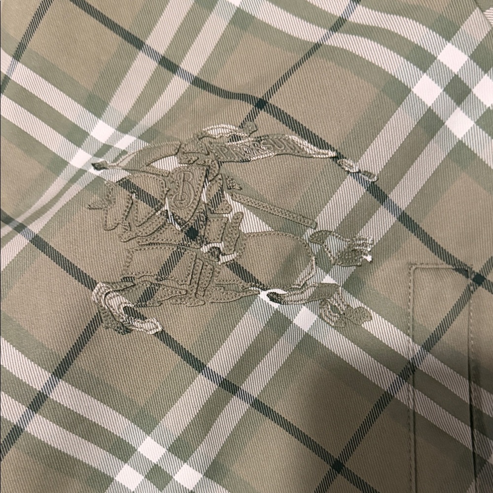 Burberry Green Plaid Utility Jacket - Picture 2 of 8